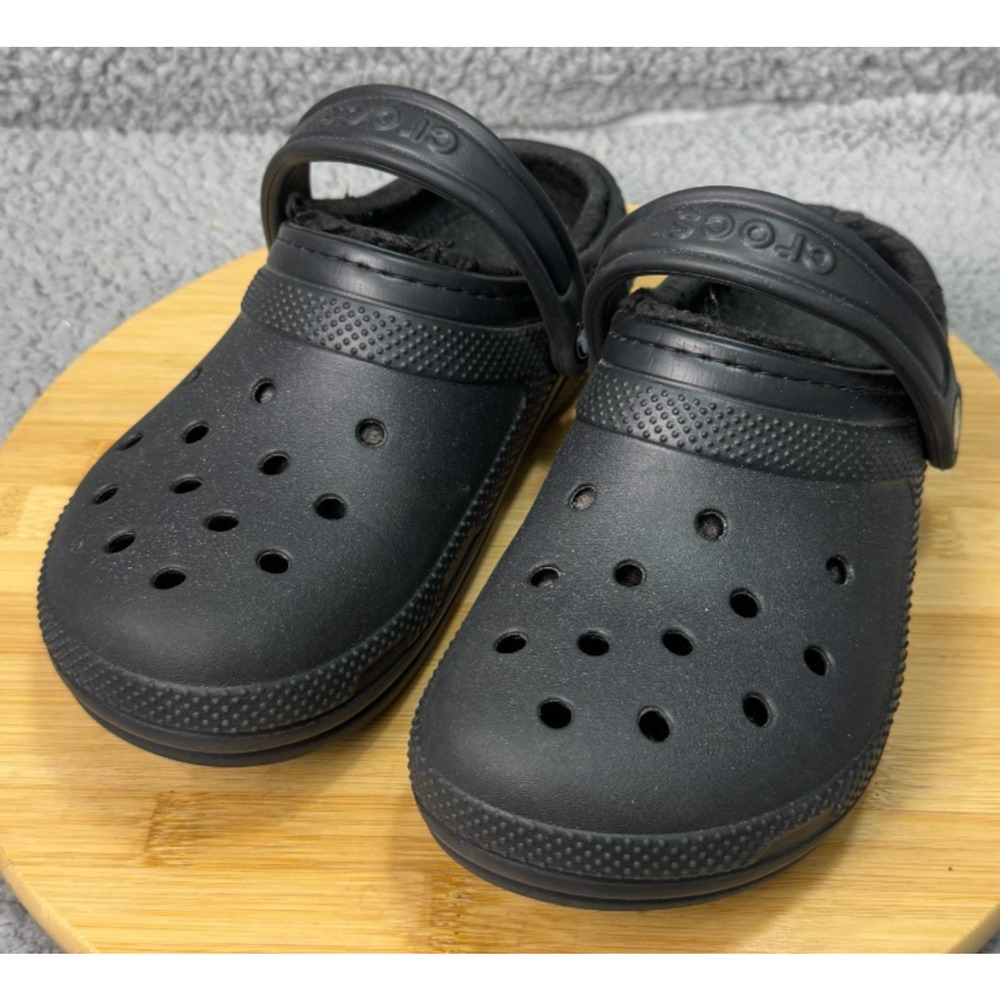 Crocs Classic Clogs Mens 5 Womens 7 Black Comfort Slip On